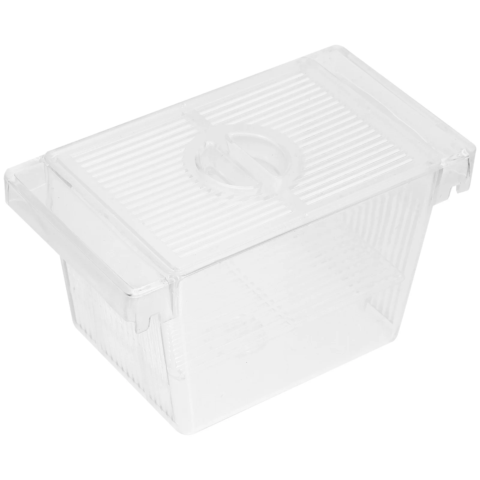 Fish Hatching Box Transparent Acrylic Aquarium Breeding Case For Small Pregnant Newborn Baby Fish Shrimp Incubator Isolation