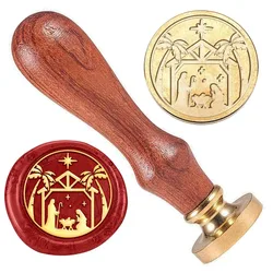 1 pc Easter Wax Seal Stamp Jesus Vintage Sealing Wax Stamp 1
