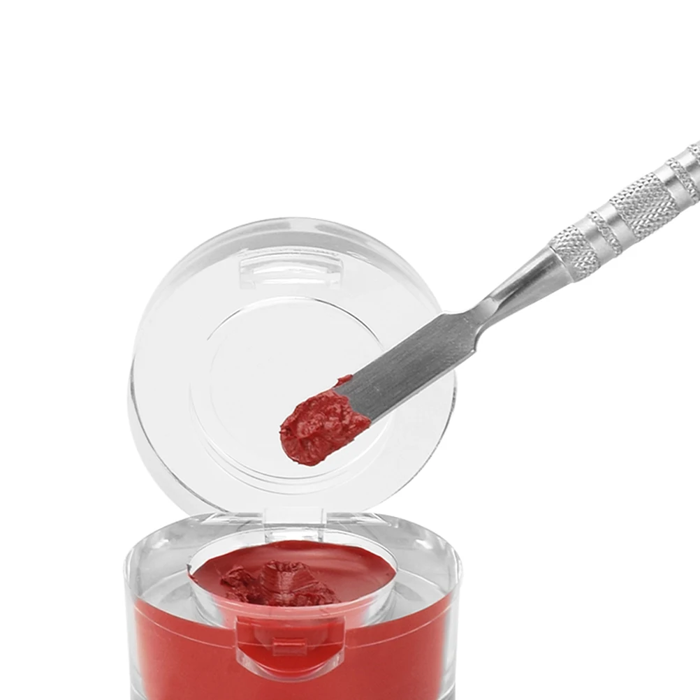 

1 Set Stainless Steel Makeup Mixing Plate Spatula Set For Foundation Eyeshadow Pigment Nail Color Tools Blending Tray