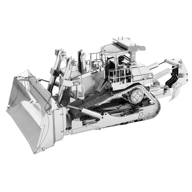 

Hot Sale Bulldozer 3D Metal Model Kit Full Stainless Steel No Glue DIY Assembly Puzzle Engineering Vehicle Desktop Decor Gift