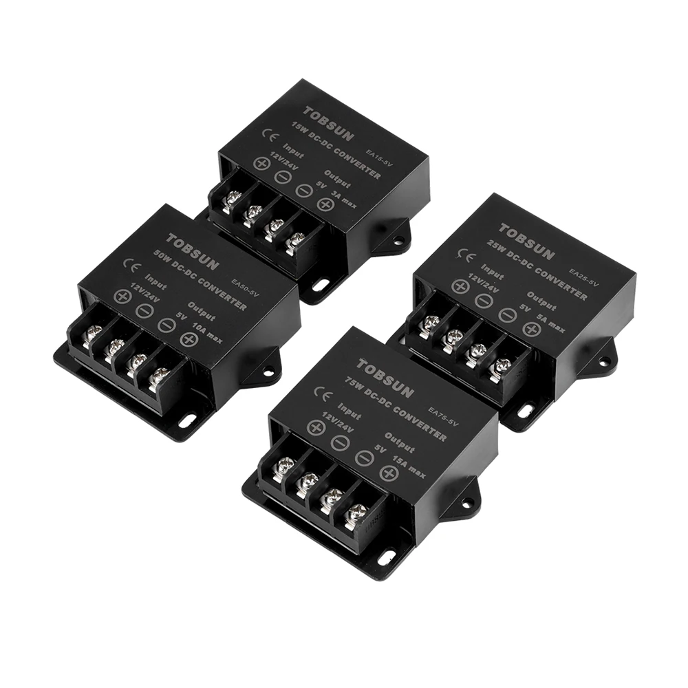 DC10-35V to 5V 3A 15W 5A 25W 10A 50W 15A 75W преобразователь, регулятор, автомобильный понижающий редуктор, преобразователь питания, модуль напряжения