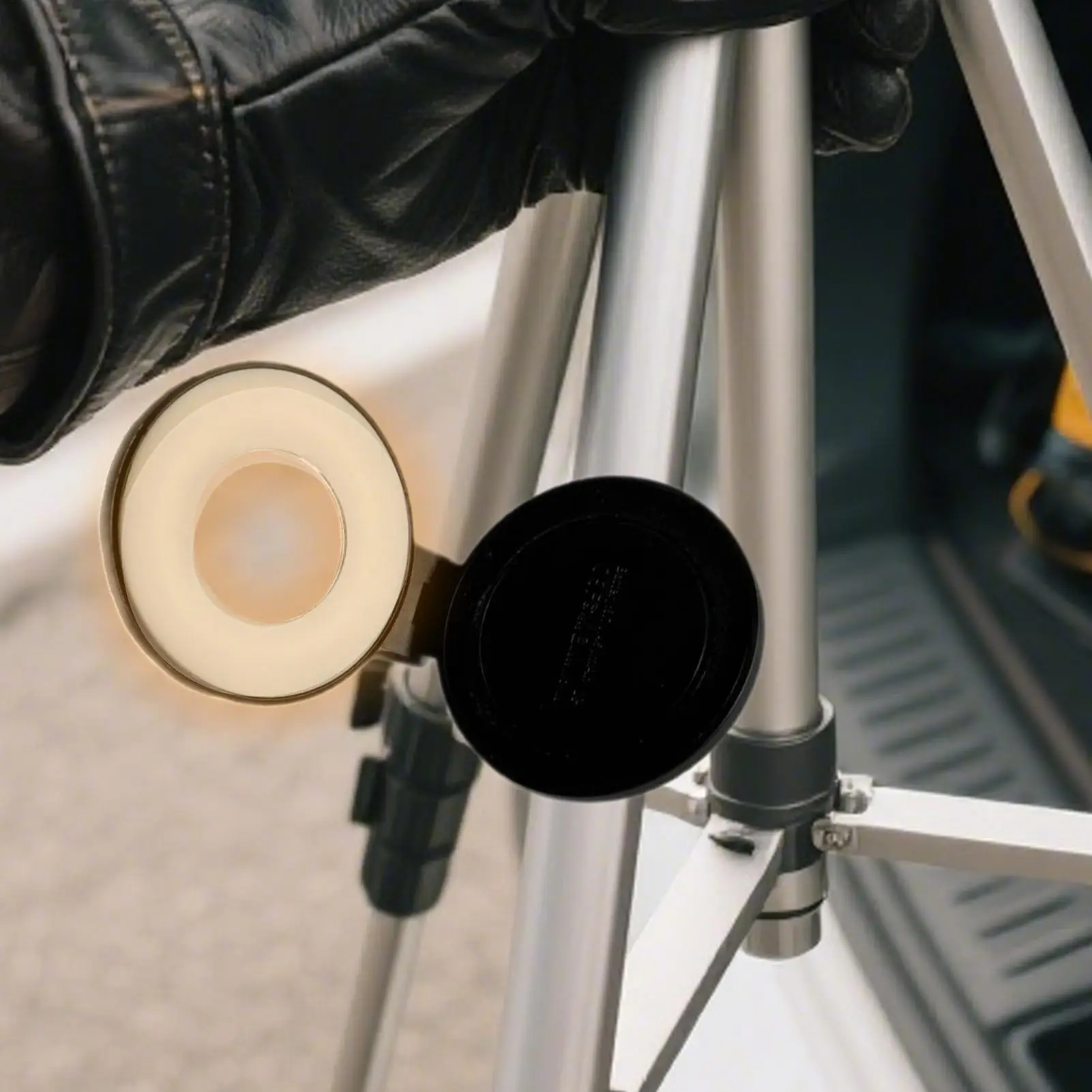 ضوء السيلفي المغناطيسي المغناطيسي Led ملء الضوء 360 درجة مصباح قابل للتعديل مع مرآة لتسجيل فيديو المؤتمر ماكياج