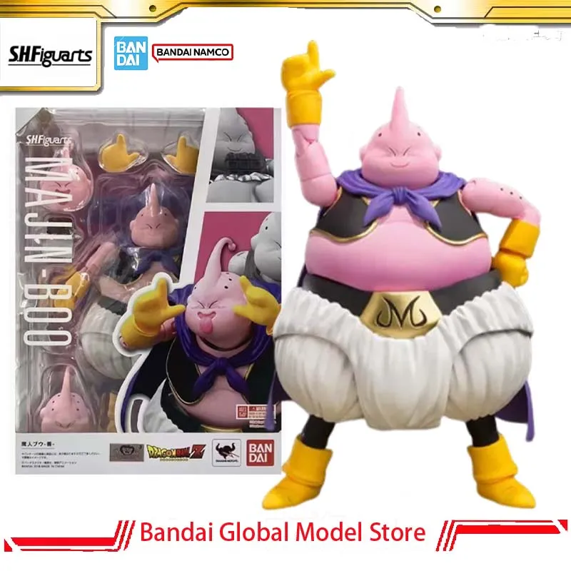 Figura de acción original de Bandai S.H.Figuarts Majin Boo Good Dragon Ball Z, colección de figuras de acción de anime, modelo terminado, juguetes para hombres, regalos de Navidad
