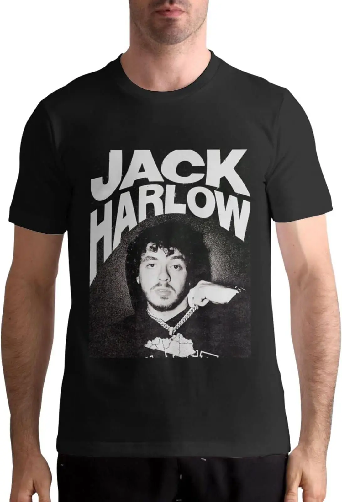 

Мужские хлопковые футболки Jack Rapper Harlow Singer, роскошные брендовые винтажные футболки большого размера