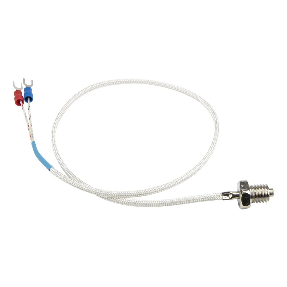 FTARB01 K E type M6 M8 M10 bolt head 0.5m fibreglass braided cabel screw thermocouple temperature sensor