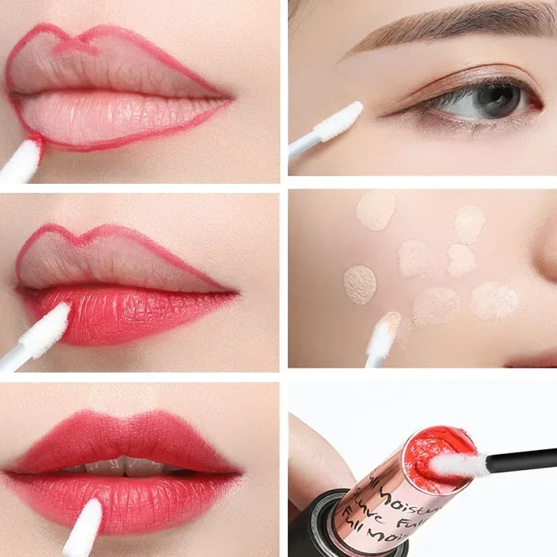 50 個使い捨てリップブラシ女性アクセサリー卸売口紅グロスワンドアプリケーター完璧な最高のメイクアップツール