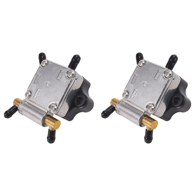 

2X Boat Engine 6AH-24410-00 Fuel Pump Assy For Yamaha Outboard 4-Stroke 15HP 20HP Outboard Motor