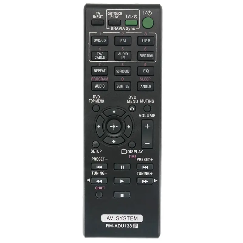 RM-ADU138 Replace Remote Control Fit For Sony AV System DAV-TZ145 HBD-TZ140 HBD-TZ145