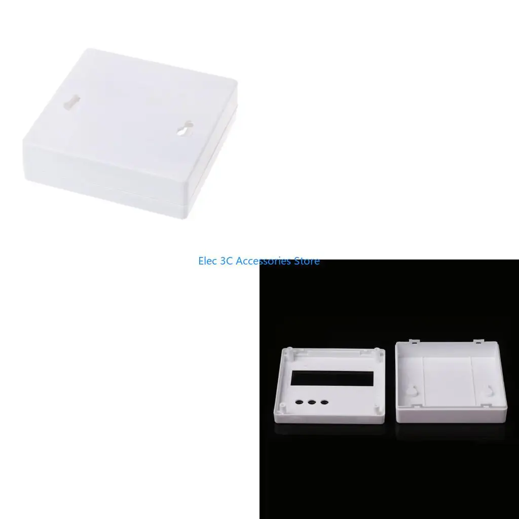 Y51A 86 Plastic Project Box Enclosure for Case for DIY LCD1602 Meter Tester With Butt