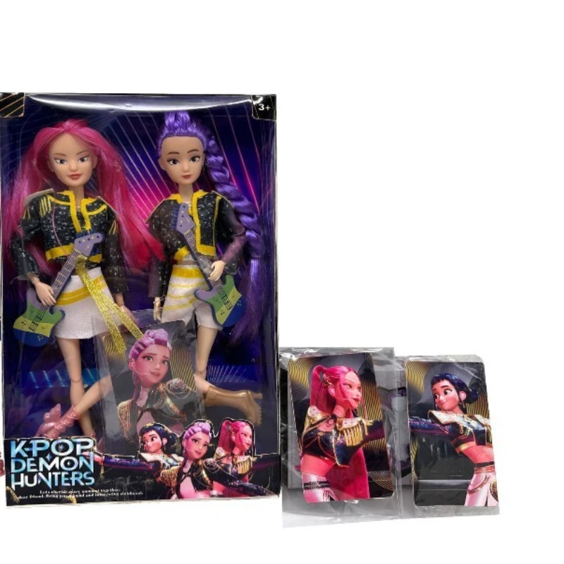 Kpop شيطان هنتر رومي ميرا زوي عمل الشكل مجموعات الالعاب مستوى المظهر العالي هدية الكريسماس للفتيات سوسي موضوع مجموعة أغنية #4