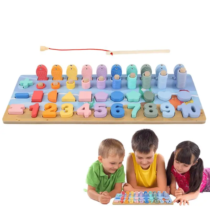 Holz Anzahl Passenden Bord Farbe Anzahl Mathe Spielzeug Für Kleinkinder Montessori Pädagogisches Anzahl Form Passenden Sortierer Bord spielzeug