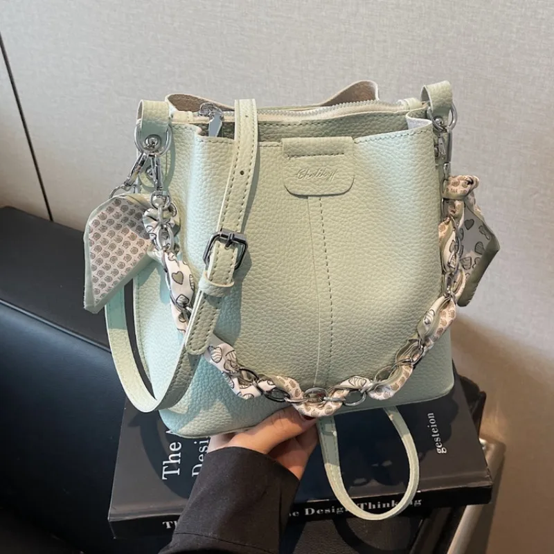 Designer Diaper Bag Large Capacity Leather Shopper Stylish Square Crossbody Popular Letter Logo Handbag For Women