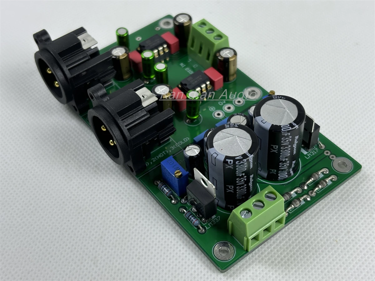 Professional Level Single Ended TO Balanced Converter Integrated Circuit DRV134PA.Finished Board (with AP testing)AC12-18V*2