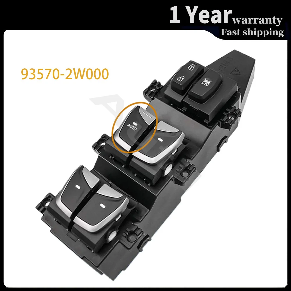 

For Hyundai Santa Fe IX45 DM 2013 2014 2015 2016 Car Electric Power Master Window Switch Glass Control Button 93570-2W000