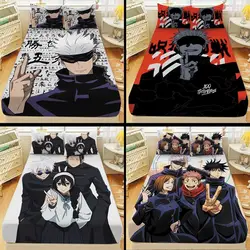 Jujutsu Kaisen Gojo Satoru Ryomen Sukuna anime peripheral cartoon print home bedroom student dormitory high-value bed sheets