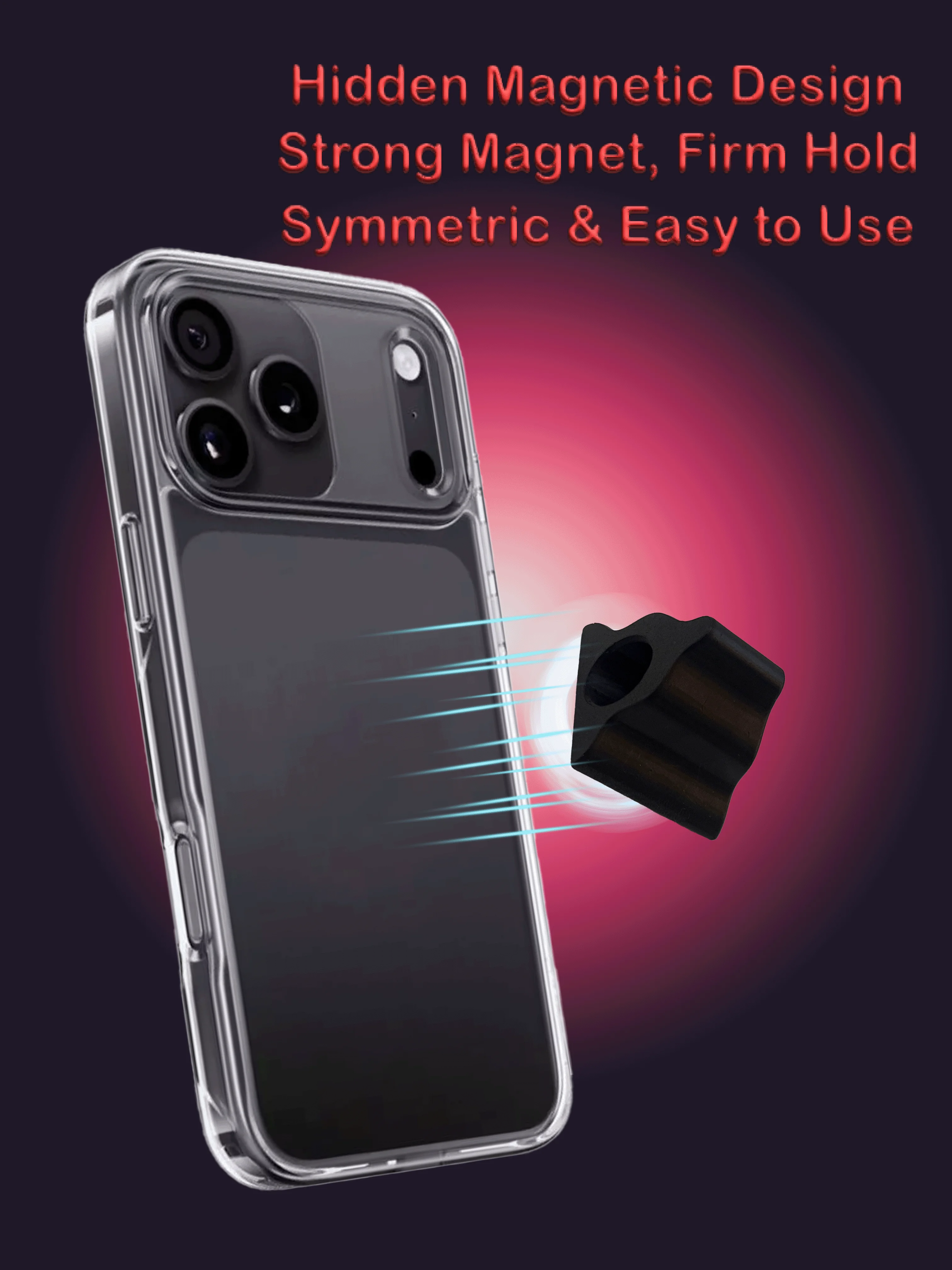 

Hidden Magnetic Phone Stand Portable Desktop Holder for iPhone