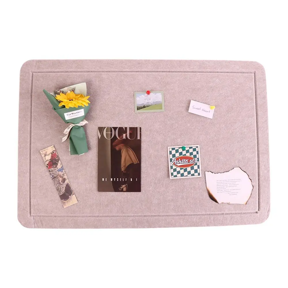 Multifunctional Soundproof panel Photo Background Board Painting Works Message Felt Pin Board Photo Notice Message Board Walls