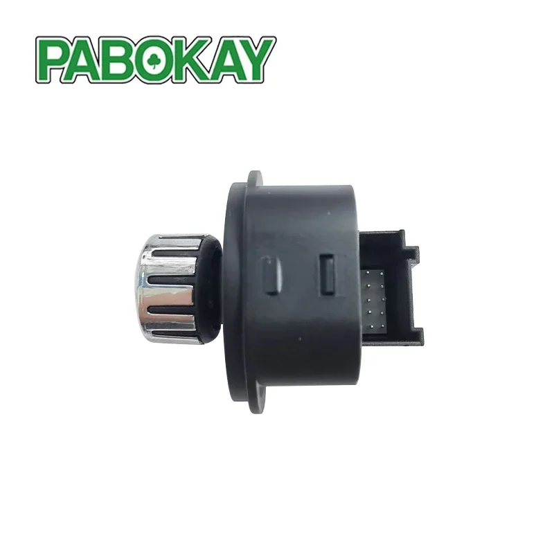 

1 Unit x 6RD959565B 6RD959565 Rear View Side Mirror Switch Control Adjust Knob Chrome For VW Polo 6R 2011-2016