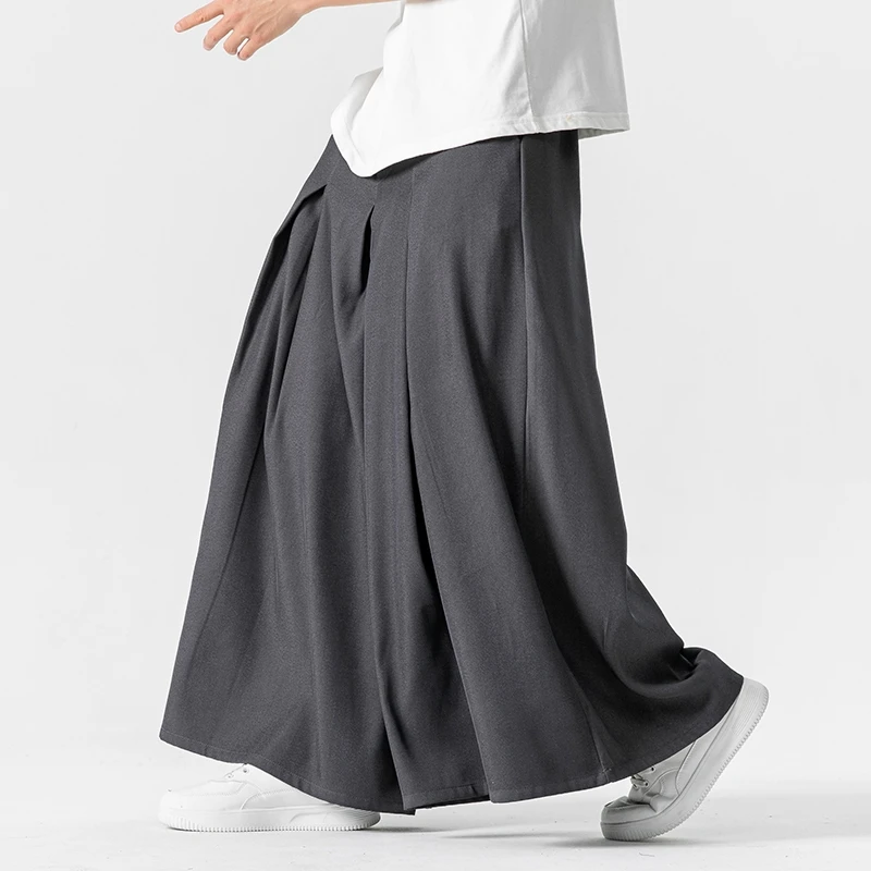 Spring Autumn Vintage Men's Wide leg Pants Loose Harajuku Casual Harem Pants Men Streetwear Jogging Women Trousers Plus Size 5XL