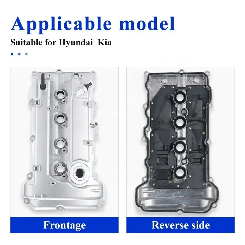22410 2E010 For Kia Soul K5 Hyundai Ix35 Hyundai Sonata Engine Cylinder Head Aluminum Valve Cover Gasket Assembly 22410 2E010