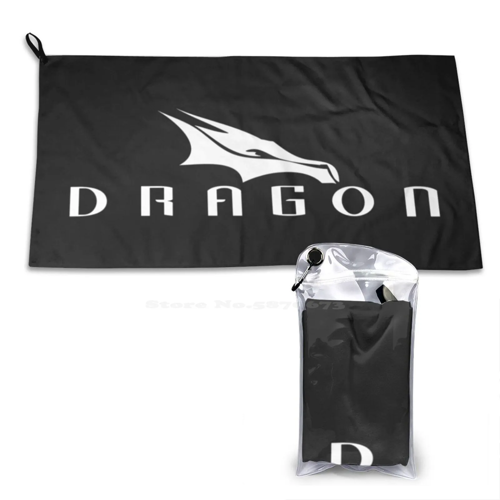 Spacex Crew Dragon Logo White Soft Microfiber Fabric Face Towel Spacex Falcon 9 Dragon Rocket Logos Crew Iss Starlink Spaces