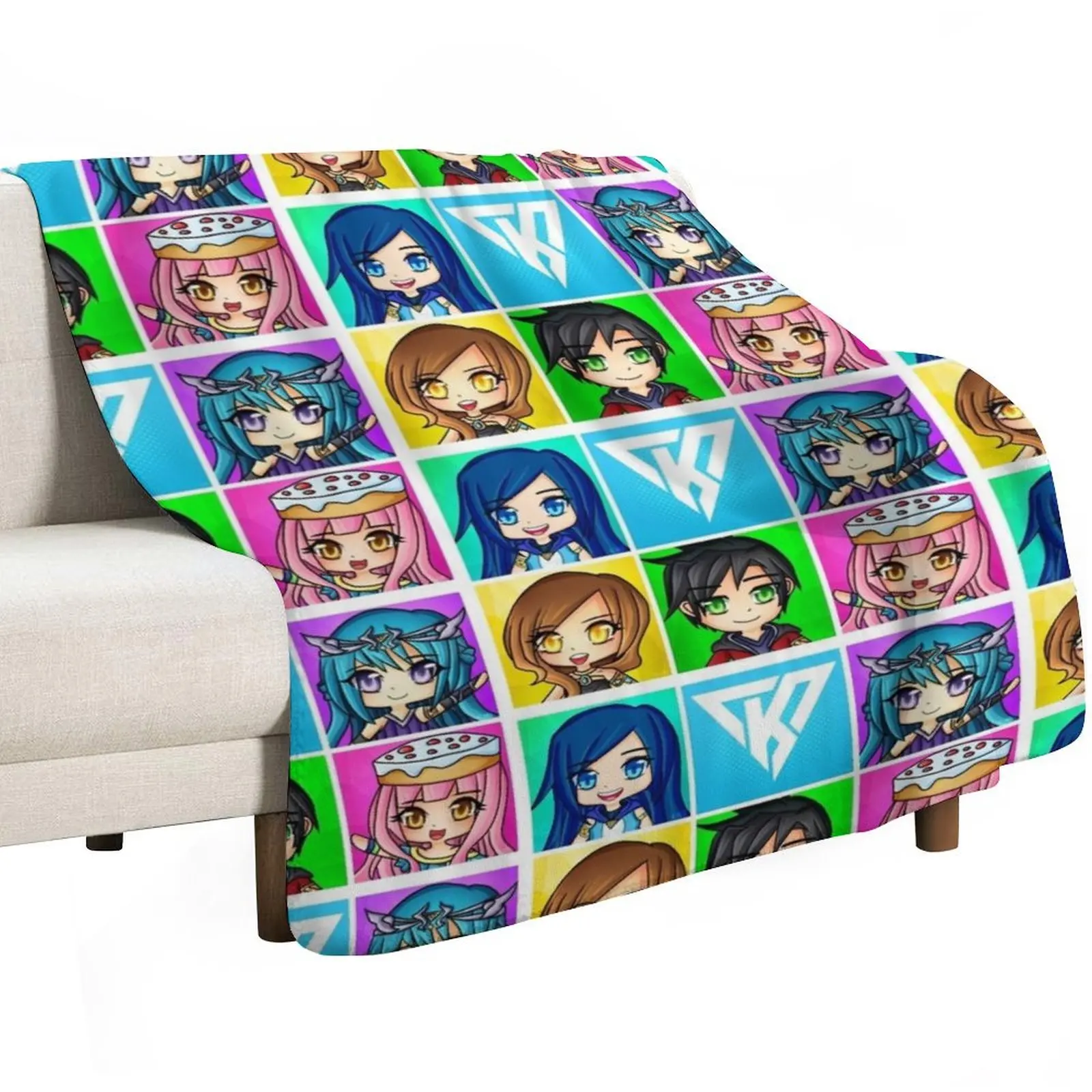 

Krew Collection Throw Blanket funny gift For Baby Bed covers decorative Blankets