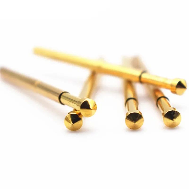 100PCS / Pack PA125-E2 Conical Brass Test Needle Needle Tube 2.02MM Length 33.35mm Spring Test Pin