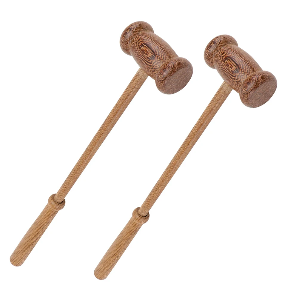 

2 шт. деревянных массажных молотка для спины и плеч, портативный ручной массажер для тела, инструмент для расслабления мышц ног и стоп