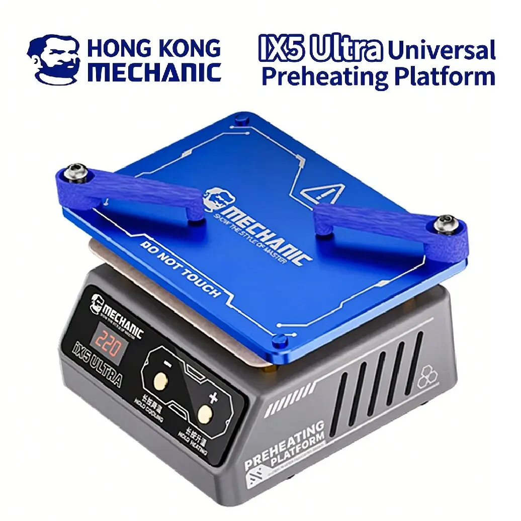 MECHANIC IX5 Ultra Universal Preheating Layering Platform for Motherboard Layering Tin Planting Glue Removal Heating Table Tool