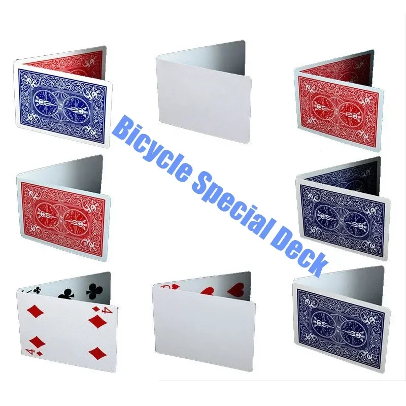 Bicycle Blank Back Playing Cards Gaff Deck Card Magic Trick Close Up Magic Magia Magie Special Prop for Magicians Accessory