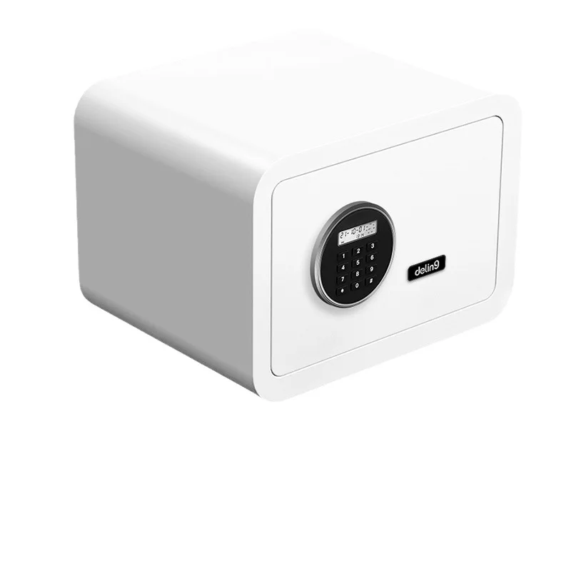 Safe Household Small Safe Password Mini Bedside All Steel Entry Wall Anti-theft Alarm Safe Deposit Box