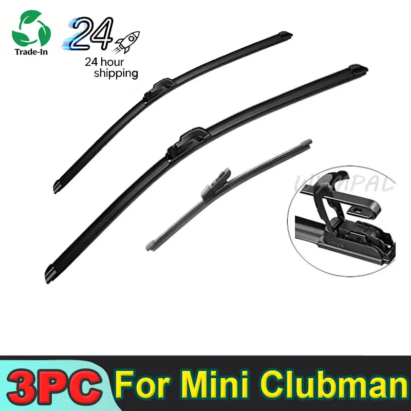 

WYMPAL Wiper Front & Rear Wiper Blades Set For Fiat 500X 2014 - 2025 Windshield Windscreen Window Rain Brushes 26"14"