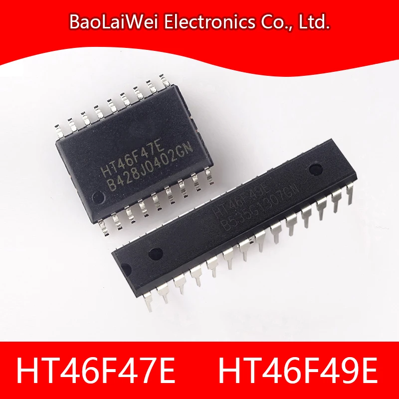 

500pcs HT46F47E 18DIP 18SOP HT46F49E 28SOP 20SOP chip Electronic Components Active OTP MCU with EEPROM HT46F47E