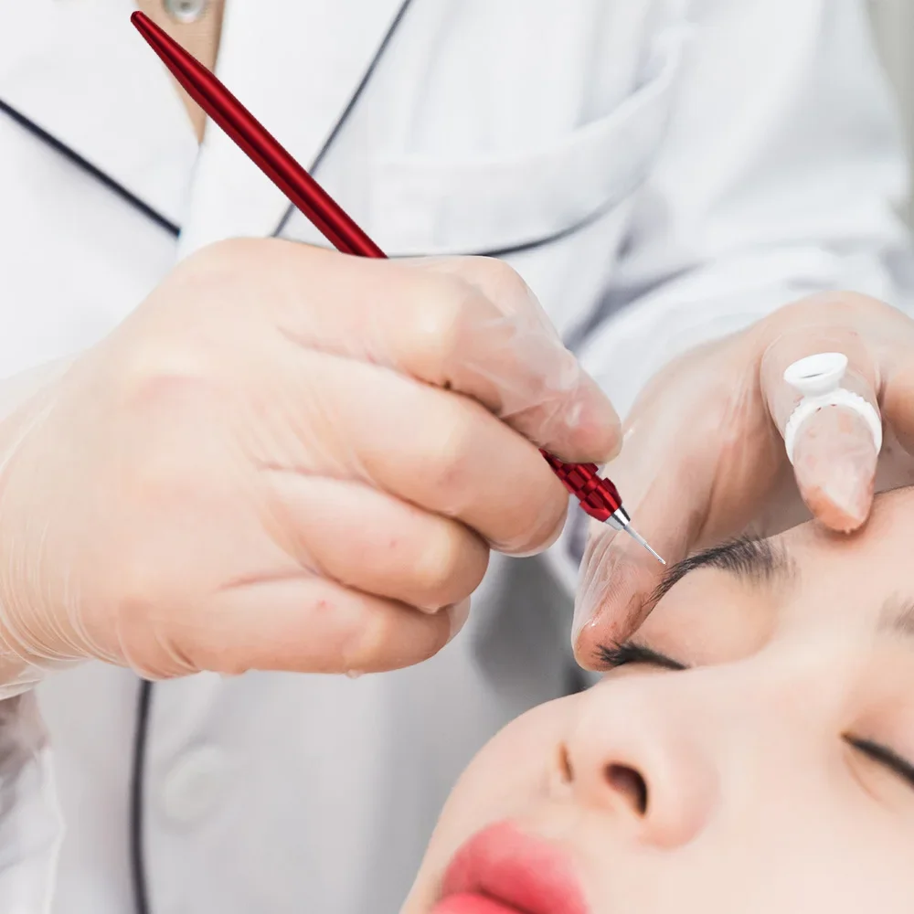 3D الحاجب الوشم Microblading القلم آلة سبيكة دليل التطريز الحاجب الشفاه