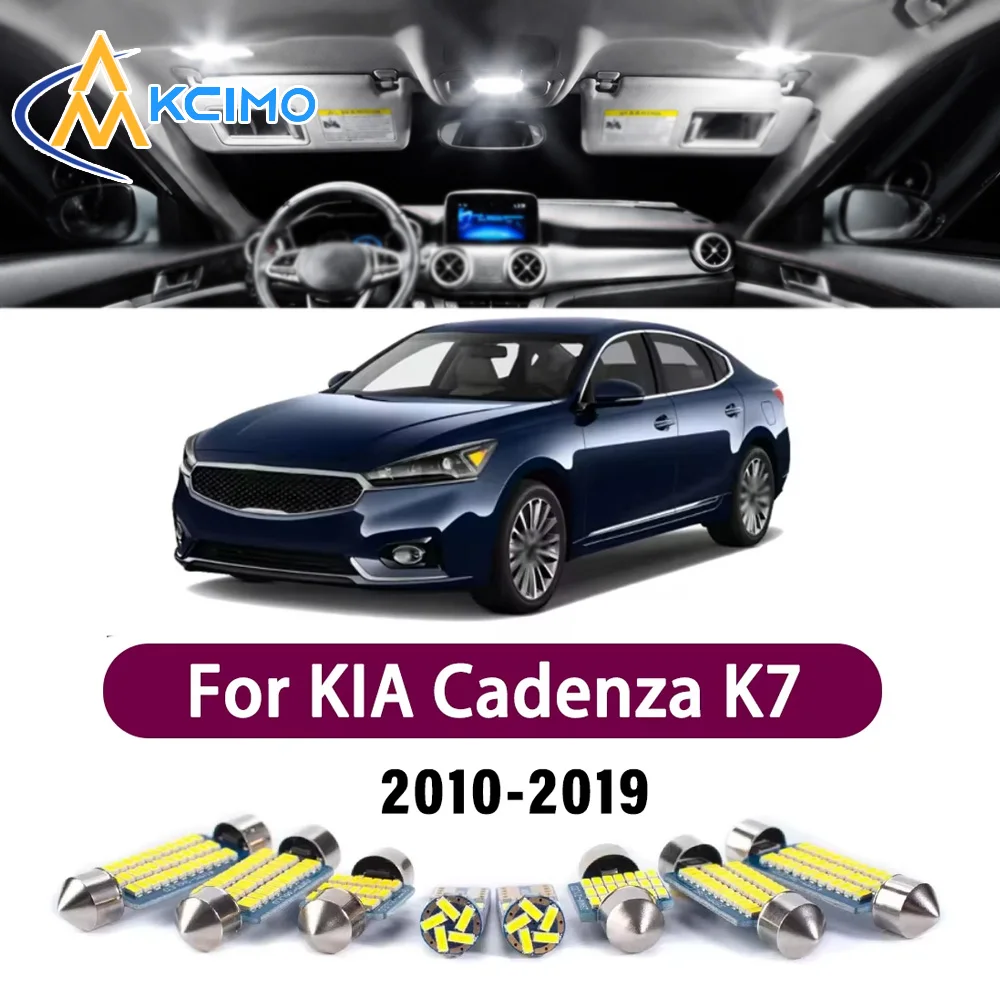 High-Quality Light Bulb For KIA Cadenza K7 2010-2019 Premium Easy Install Mirror Bright Reading LED Interior Error-Free Lights