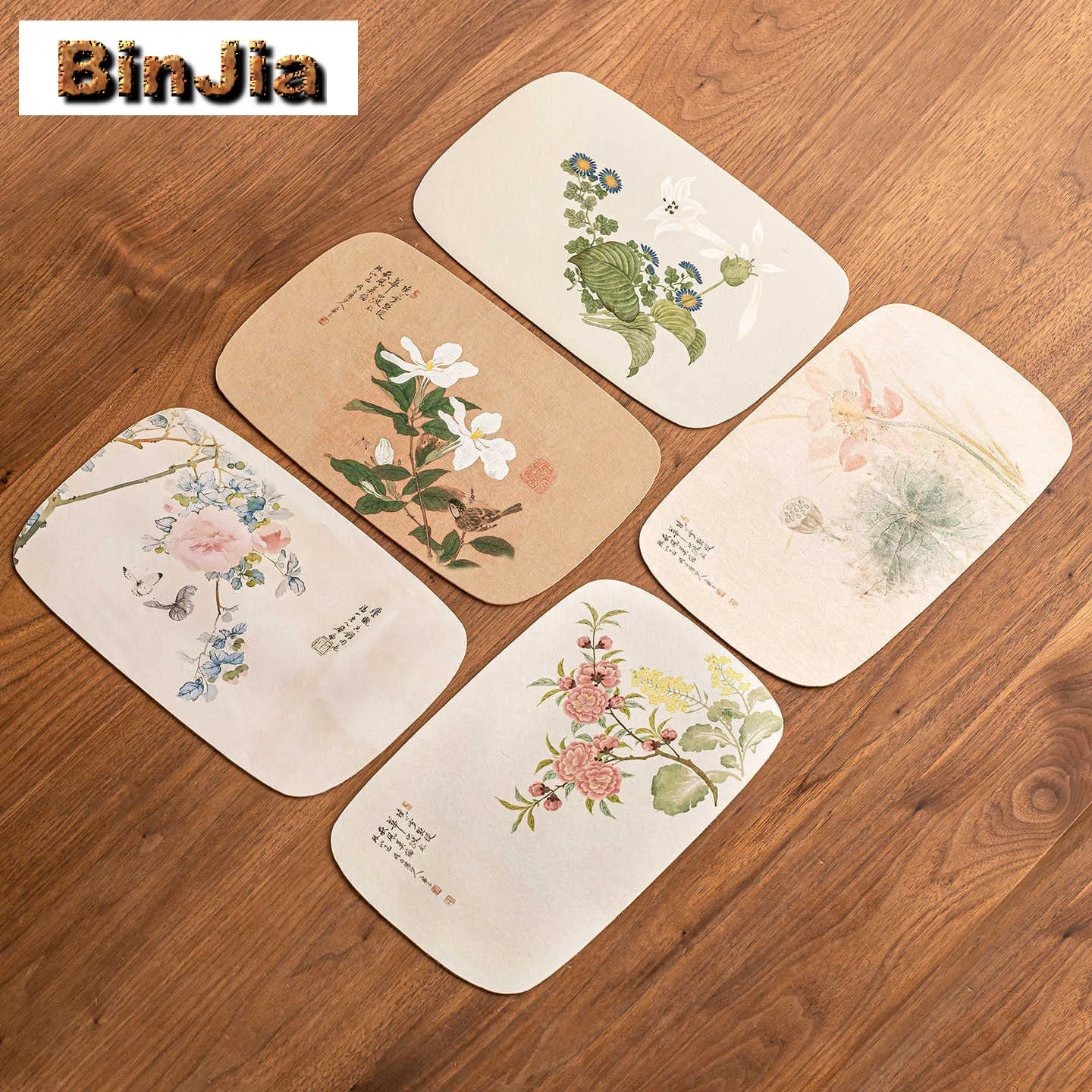 

Коврики для чайного стола с облачной вуалью и цветочным принтом, традиционная подставка для чайной столовой, подставка для напитков, коврик для обеденного стола, оборудование для чайной церемонии, украшения