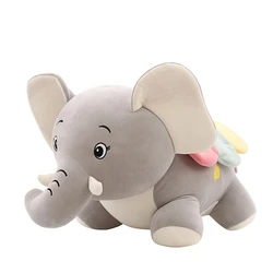 22CM Wings Elephant Plush Toy New Cute Toy Doll Birthday Colorful Wings To Send Children's Birthday Gifts Anime Characters