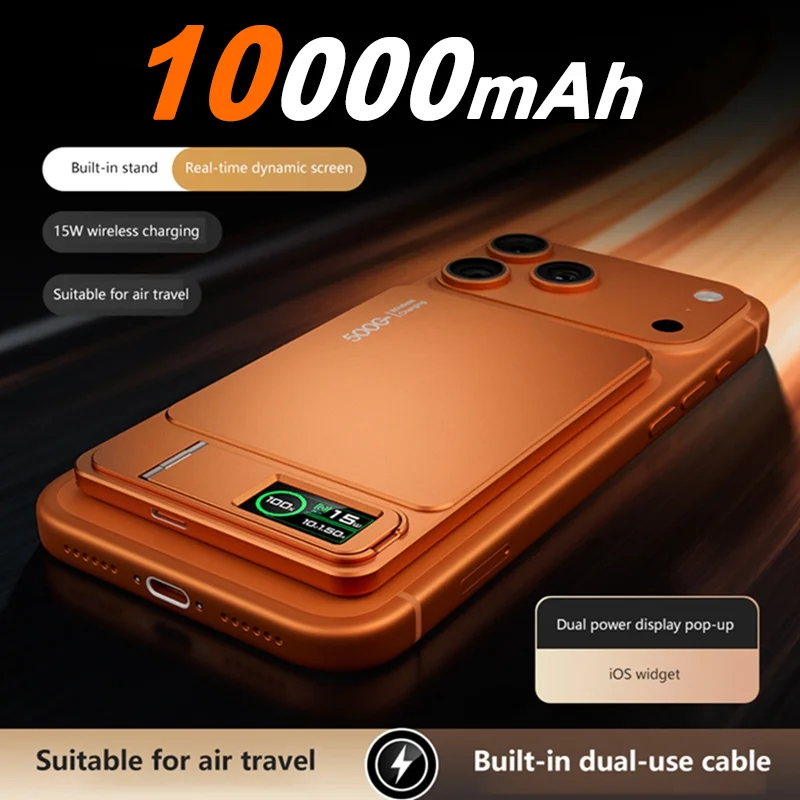 

Новый портативный аккумулятор 10000 мАч Slim Original Power Bank для MagSafe, магнитная беспроводная быстрая зарядка 20 Вт для iPhone 12-17 и iWatch