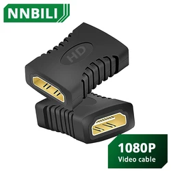 1-2 szt. Adapter rozszerzający konwerter żeński do żeńskiego przedłużacz HDMI 4K do wyświetlacza monitora Laptop PS4/3 szt. TV Hdmi przedłużenie kabla