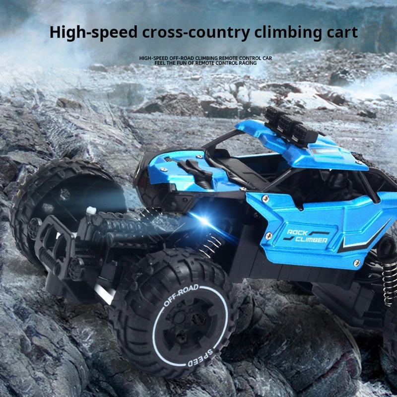 

2.4G RC 765 Off Road Car Model For Kids Toy Rechargeable Battery Vehicle Alloy Frame Strong Power Remote Control Children Truck