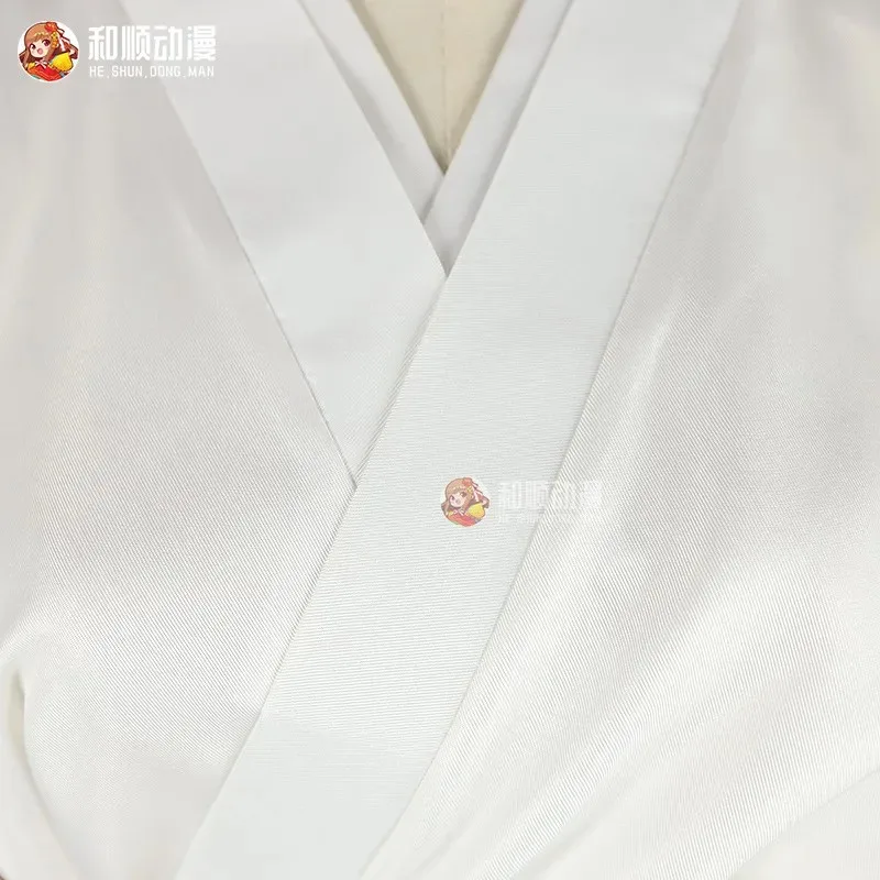 애니메이션 The Elusive Samurai Ayako 코스프레 흰색 탑 레드 드레스와 헤어밴드 여성 할로윈 파티 롤플레잉 의상;8,k'5;h.