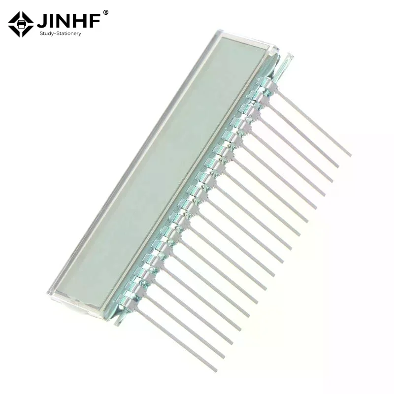 17PIN TN Positive 6 Digit Segment LCD Panel 3V No Backlight for Custom Electronics Measuring Instruments 1/2/5PCS