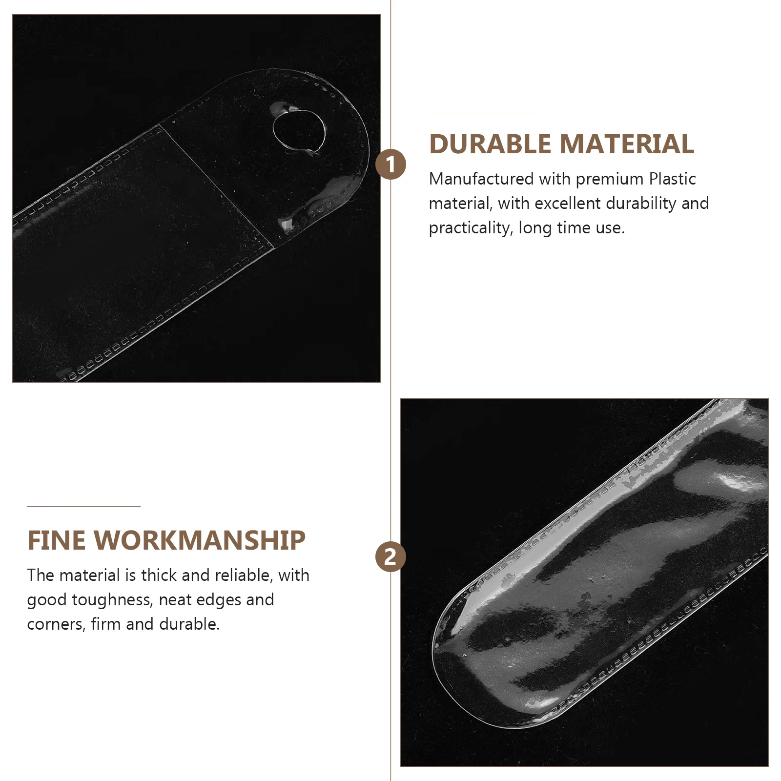 50 ชิ้นปากกาลูกลื่นกระเป๋าตะกั่วดินสอลิ้นชักแบ่งพลาสติก Erasable ป้องกันกระเป๋า