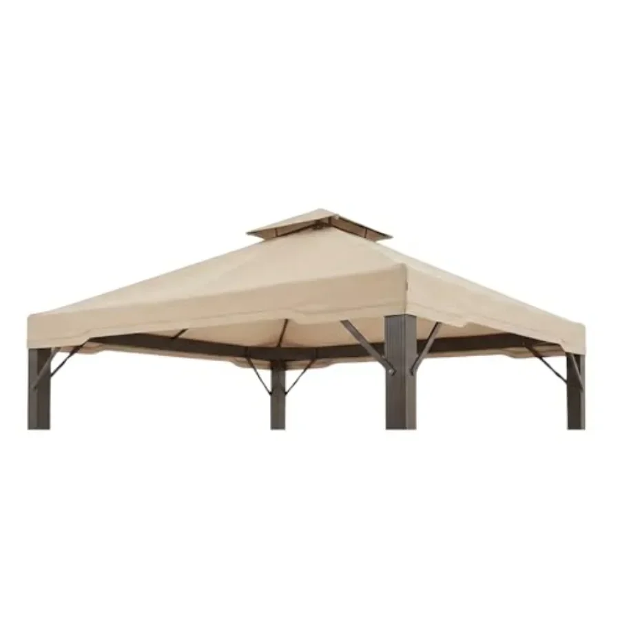 Reinforced RipLock 350 Replacement  Top Cover Compatible with Portofino Toscano 14' x 12' Gazebo Models GREAT-KWAP031-12/14 KWA