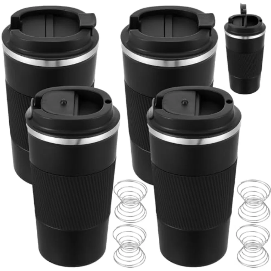 Pcs 17 oz Stainless Steel Shaker Cup with Mixing Ball Insulated Metal Blender Tumbler Water Bottle for Protein Mixes Shakes Gym