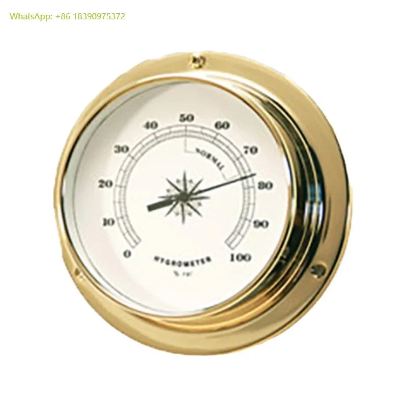 

Marine Brass Wall-mounted Brass Nautical Clock Marine Digital Quartz Clock Marine Chronometer Barometer