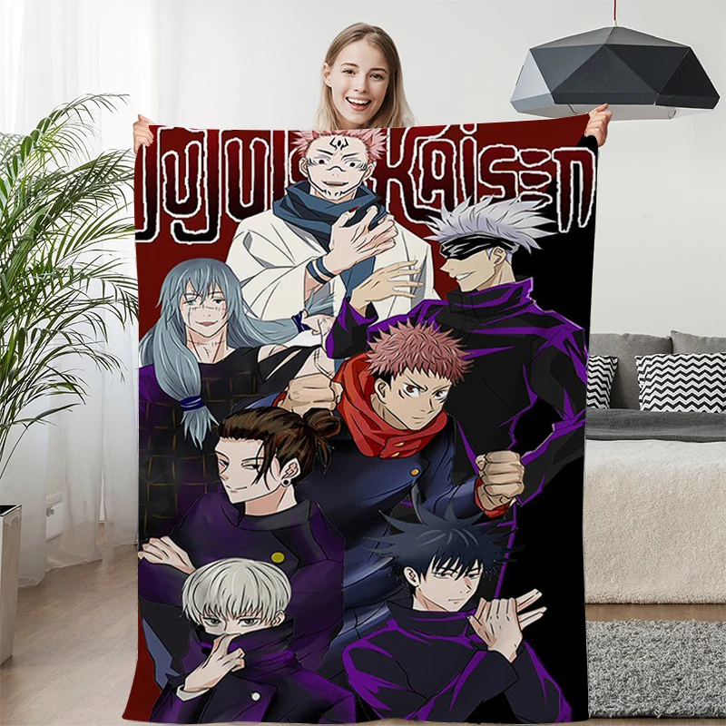 Anime soffici coperte morbide per l'inverno A-Sukuna flanella letto caldo in pile campeggio personalizzato decorativo divano coperta biancheria da letto in microfibra