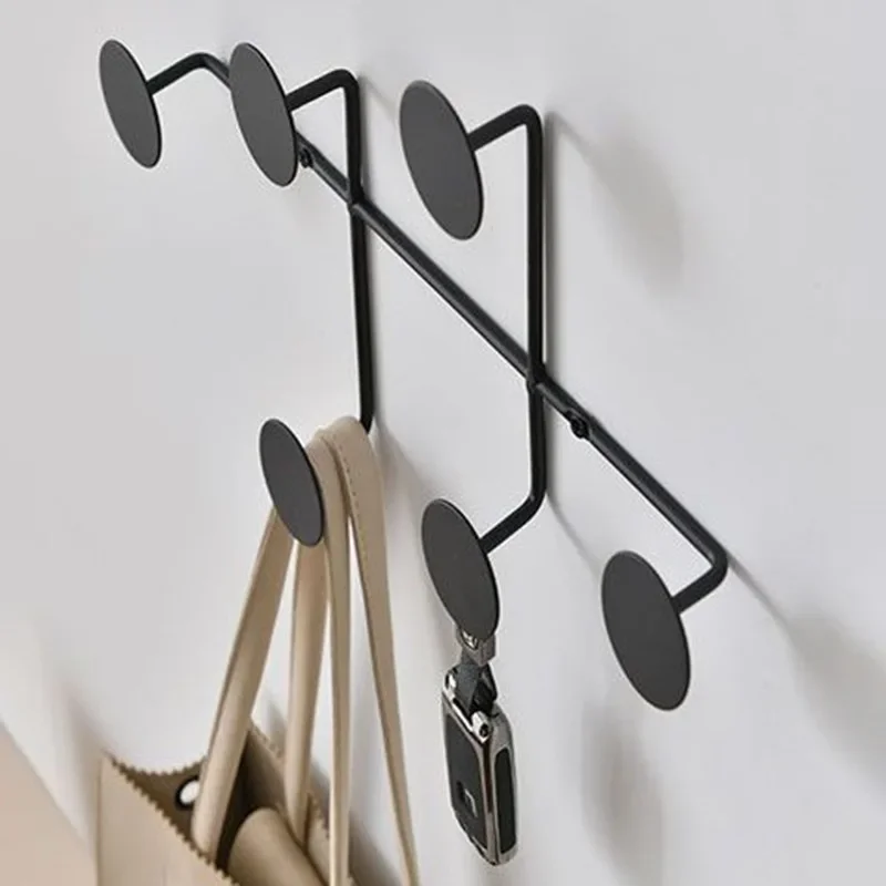 Metal Coat Rack Entrance Hall Towel Stand Modern Clothes Shelf Organizer Hook Nordic Minimalist
