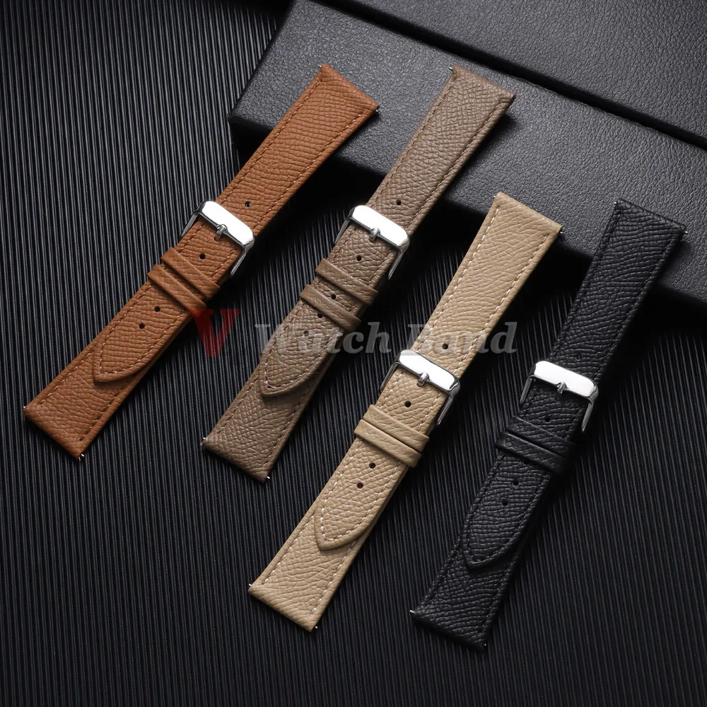 16mm 18mm 19mm 20mm 21mm 22mm Vintage Kalbsleder Uhrenarmband Schnellverschluss-Armbänder für Herren und Damen Universelle Ersatz-Armbänder – Detail 4