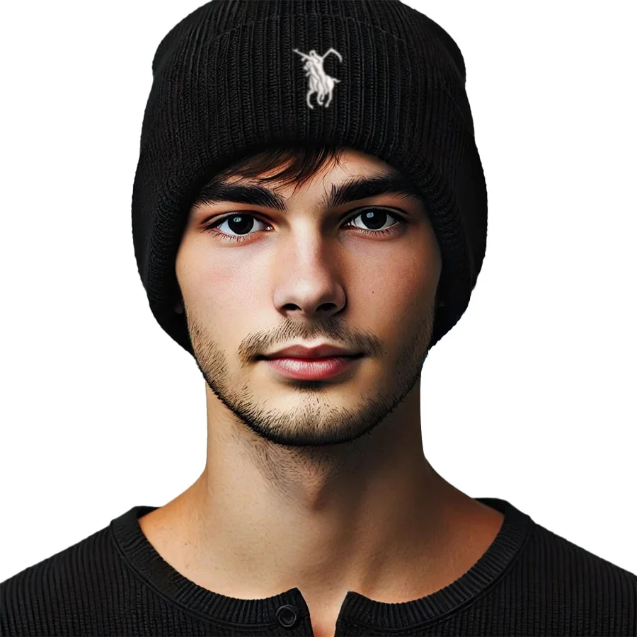 Moda Haft Grim Reaper Japan Beanie Czapki z dzianiny Zimowe grube czapki Mężczyźni Kobiety Unisex Dziewczyny chłopiec czapka z dzianiny Cieplejsza